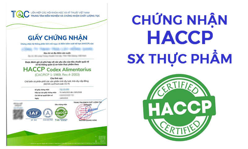 HACCP trong sản xuất thực phẩm