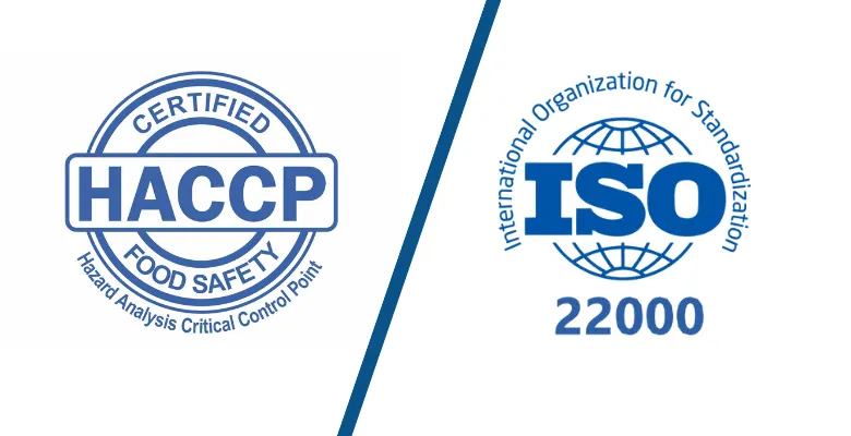 So sánh ISO 22000 và HACCP thực phẩm