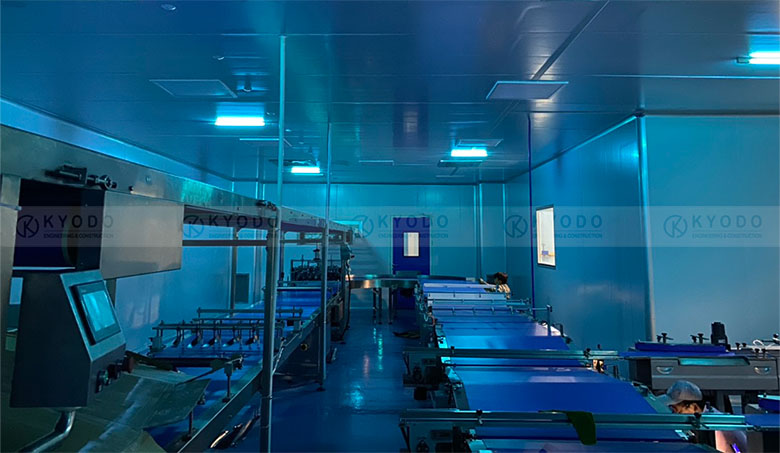 Sử dụng Đèn UV trong phòng sản xuất thực phẩm