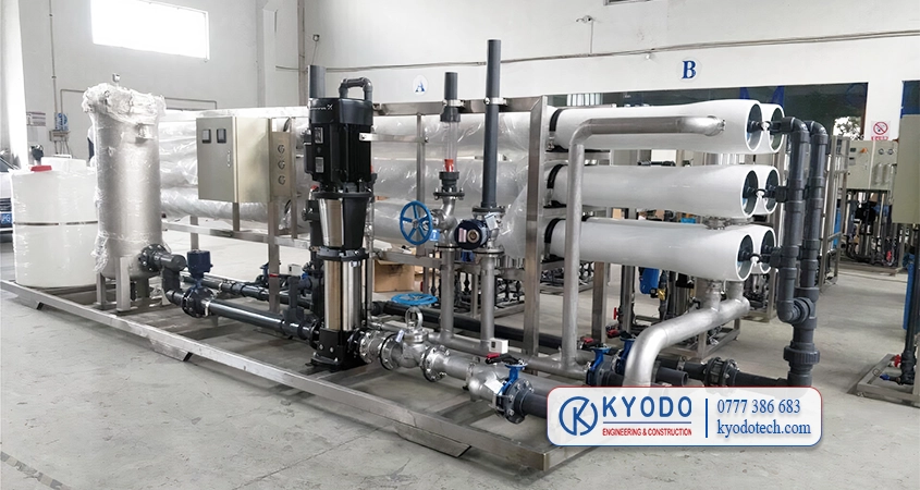 Hệ thống lọc nước RO trong sản xuất dược
