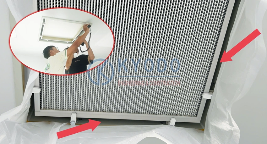 Kiểm tra bộ lọc hepa