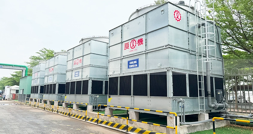 KYODO - Thi công lắp đặt tháp giải nhiệt công nghiệp