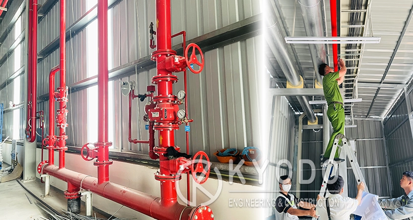 Thi công hệ thống PCCC sai với thiết kế ban đầu