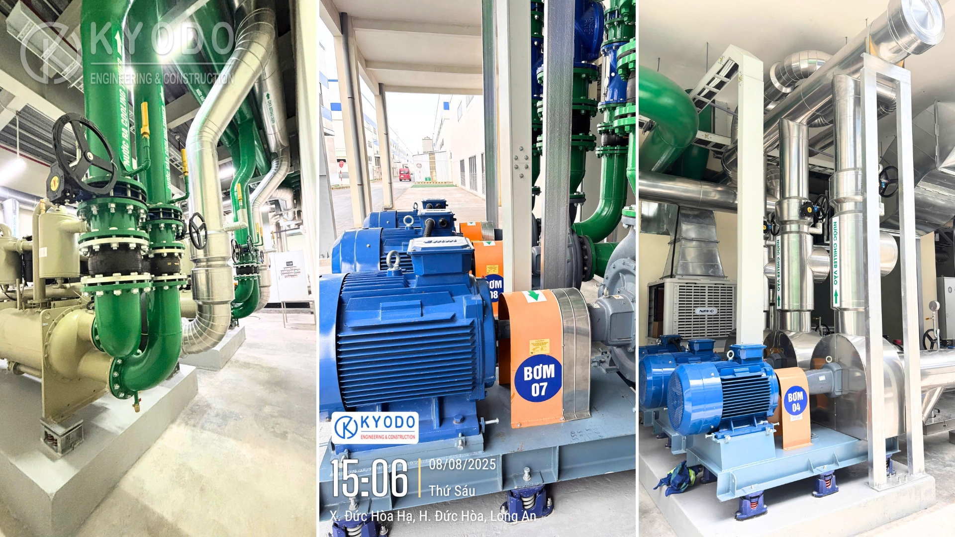 Hệ thống Chiller giải nhiệt cho nhà xưởng