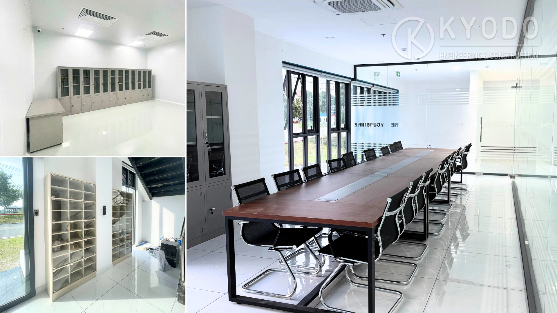Thiết kế văn phòng trong nhà xưởng YourShine