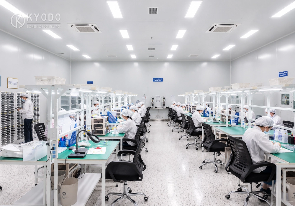 Khu vực sản xuất thiết bị y tế chính tại nhà máy MITECH
