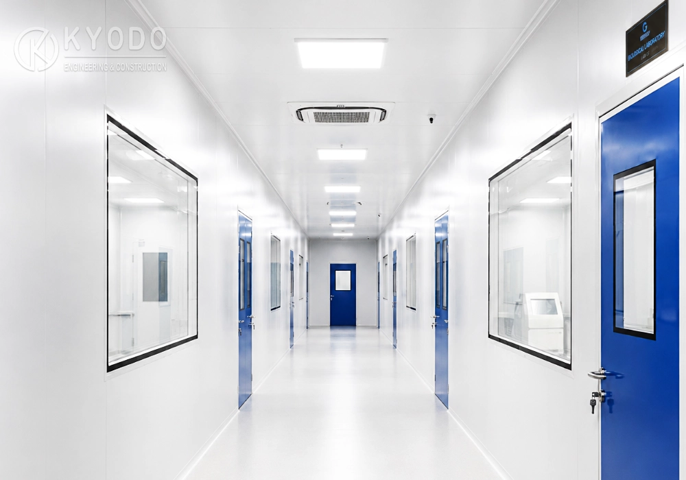 Hệ thống vách panel dự án Quatest 3