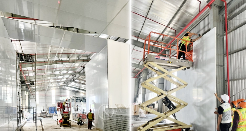 Lắp đặt hệ thống panel